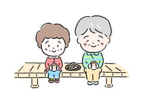 矢部太郎による映画『ぼけ日和』描き下ろしイラスト