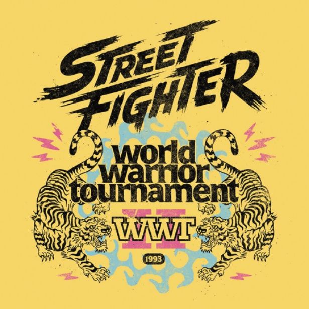 世界最強決定戦「World Warrior Tournament」の文字とロゴをあしらった「大会ロゴデザイン」ステッカー