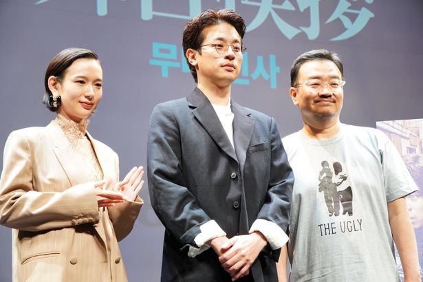 『顔 －かお－』特別試写会の様子