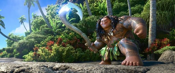 海と風を司る半神半人のマウイ(『モアナと伝説の海』)