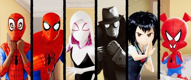 様々な次元のスパイダーマンが集結し、力を合わせて戦う『スパイダーマン：スパイダーバース』(18)