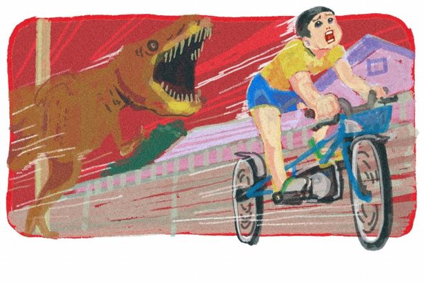 恐竜研究の第一人者「ダイナソー小林」こと小林快次が監修した、本作オリジナル「恐竜対策マニュアル」