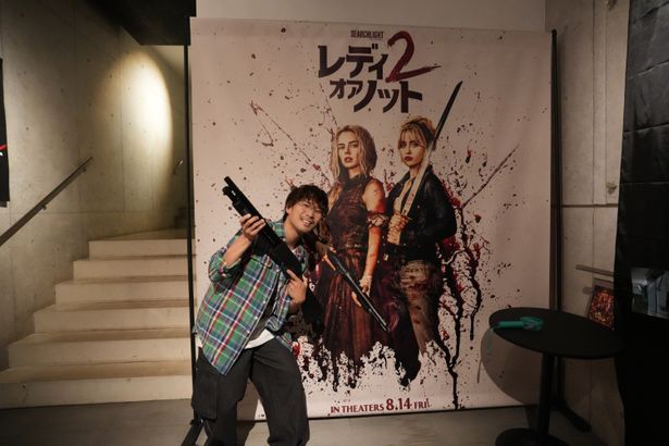 上映後のトークショーに登壇した、「ベイビーわるきゅーれ」シリーズの阪元裕吾監督