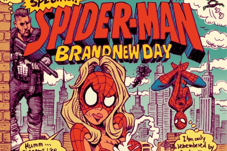覆面画家・Rockin’ Jelly Beanのスパイダーマンイラストを独占公開！自身のスタイルの根源、アメコミカルチャーとの出会いを明かす