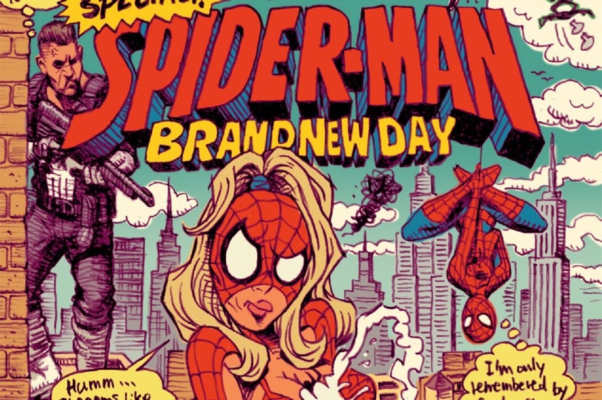 覆面画家・Rockin' Jelly Beanのスパイダーマンイラストを独占公開
