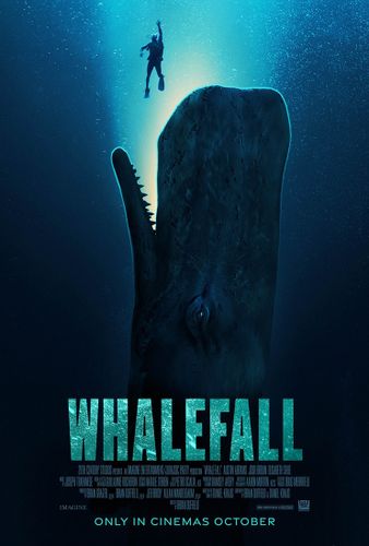 『クジラに落ちた男』巨大クジラの体内からの命がけの脱出劇！本予告映像＆ポスターが公開