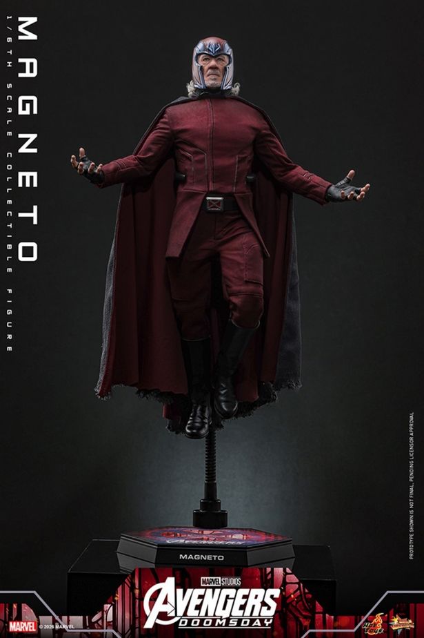全身の可動でおなじみのポーズも(「【ムービー・マスターピース】『アベンジャーズ／ドゥームズデイ』1/6スケールフィギュア マグニートー」)