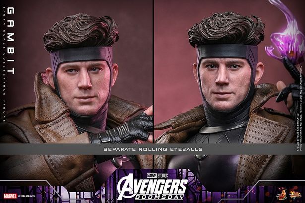 チャニング・テイタムの特徴がしっかりと反映されている(「【ムービー・マスターピース】『アベンジャーズ／ドゥームズデイ』1/6スケールフィギュア ガンビット」)