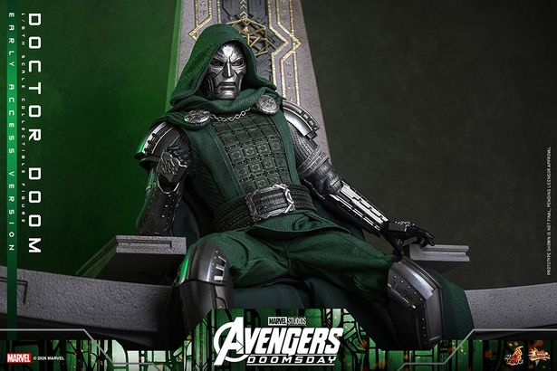 ふてぶてしいポージングもお手のものだ(「【ムービー・マスターピース】『アベンジャーズ／ドゥームズデイ』1/6スケールフィギュア ドクター・ドゥーム」)