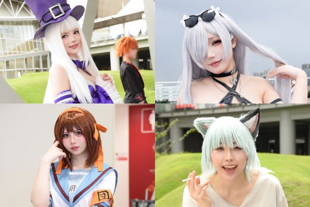 「ヤニねこ」「ストリートファイター6」「NIKKE」など、さまざまな人気作のキャラに扮したコスプレイヤーが集結！