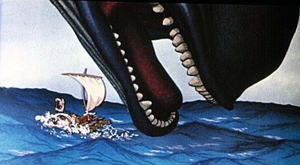 巨大クジラ、モンストロが登場する『ピノキオ』
