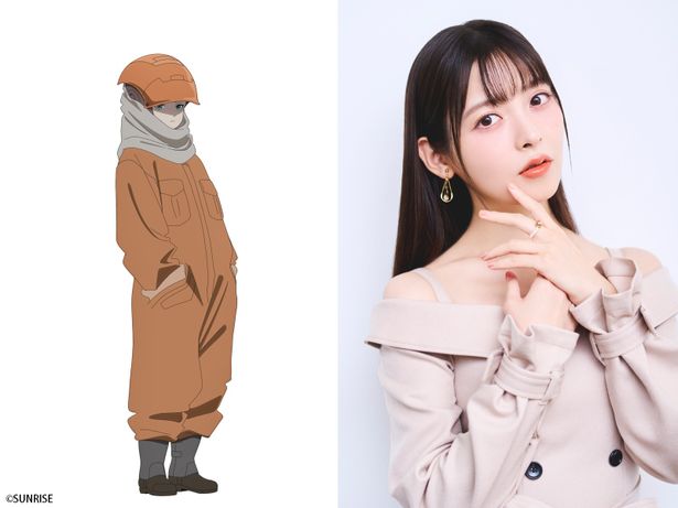 ヴァイスヴァイラーと共に働く整備兵の少女役の上坂すみれ