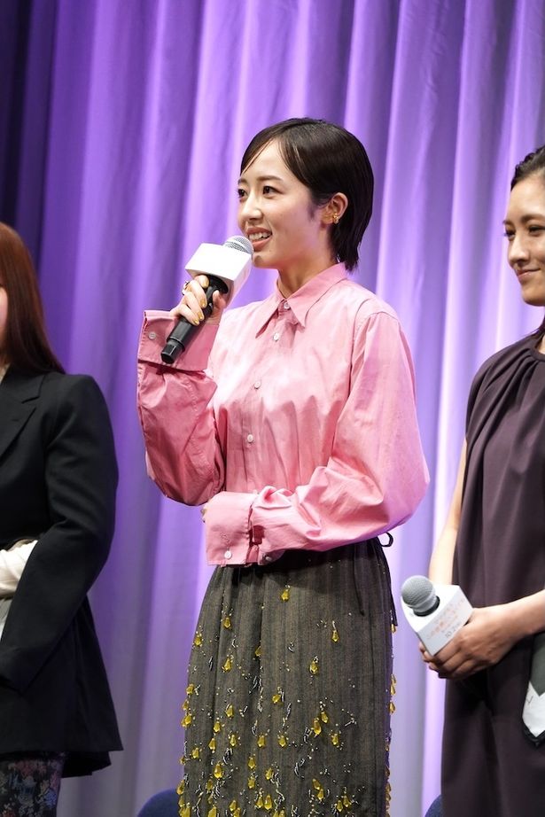 和と同じくがん患者のひかりを演じた森田望智。ひかりは和の友人となり大きな支えにもなる重要な役どころ