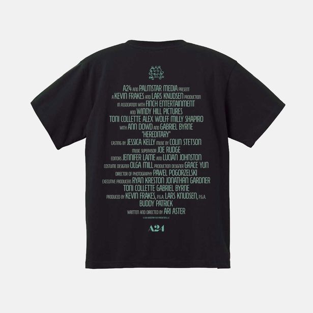 A24公認 ヒグチユウコ ホラーコレクション『ヘレディタリー／継承』オリジナルTシャツ(トライアングル)の背面