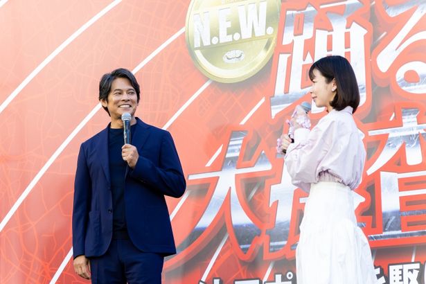 『踊る大捜査線 N.E.W. メトロポリスを駆け抜けろ！』「公開直前！大阪も駆け抜けや！」イベントの様子