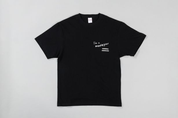 「I'm a moviegoer」クリエイターTシャツ「是枝裕和」(ブラック)5,500円(税込)