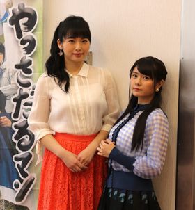 広島県三原市での撮影は和やかなムードだったと語る須藤茉麻と竹達彩奈