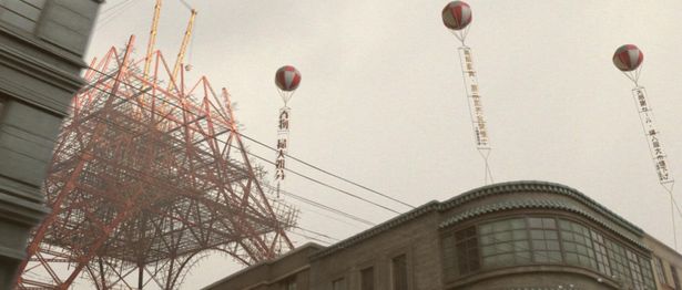 昭和33年に着工した東京タワー