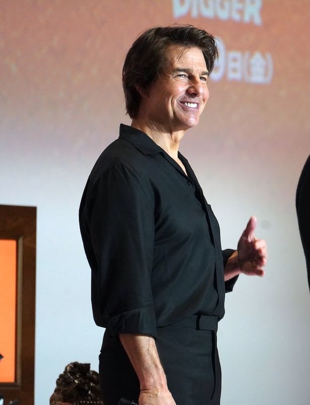 弾ける笑顔のトム・クルーズ