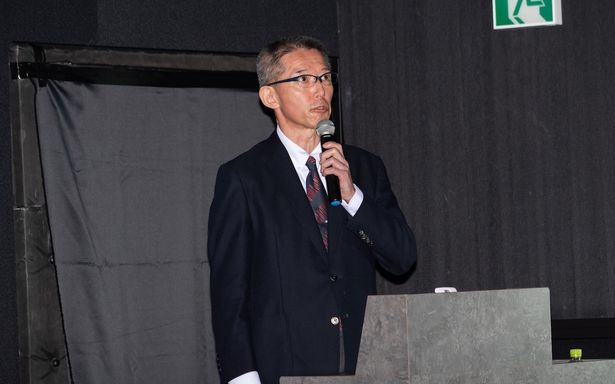 Dolbyの技術について説明した、Dolby Japan株式会社の尾崎卓也