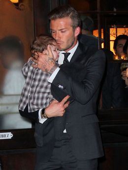 6年前、生まれたばかりの娘・ハーパーとベッカム