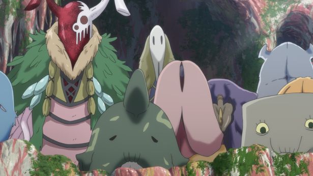 第2期は、成れ果てが暮らす村「イルぶる」が舞台(TVシリーズ第2期より)