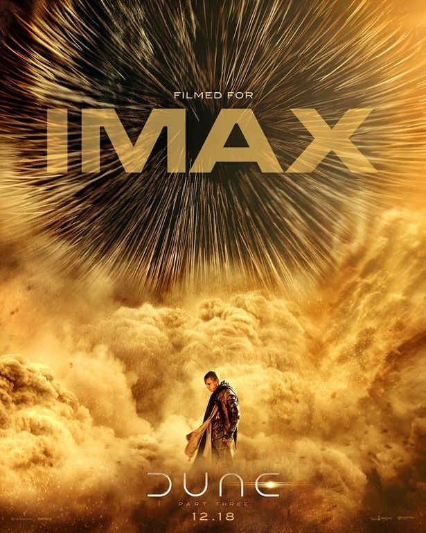 【写真を見る】IMAX版のビジュアルにはポールと巨大生物サンドワームの姿が