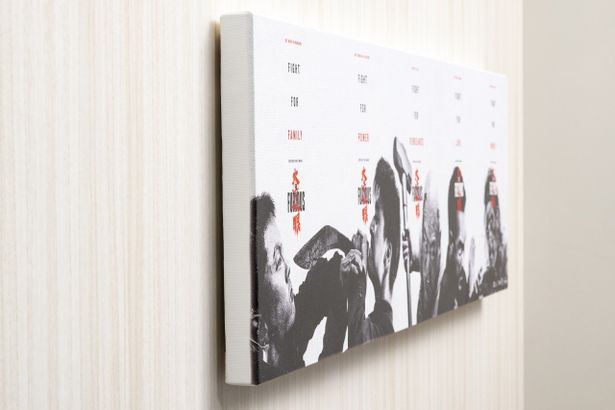 21mmの厚みなので、そのまま部屋に飾れる