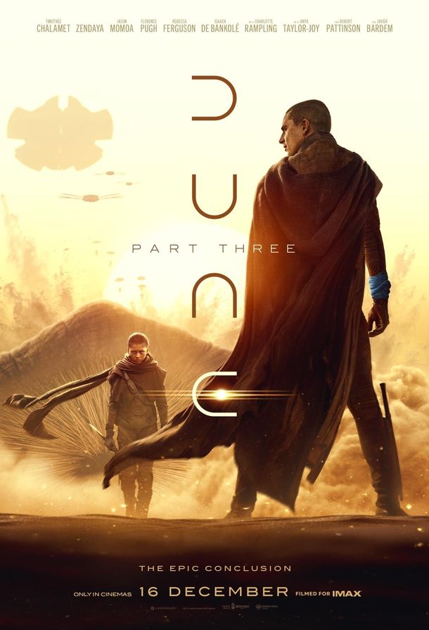 宇宙を征服した皇帝ポールが自らの運命に苦悩する…『デューン 砂の惑星 PART3』最終予告＆海外版ポスター解禁！