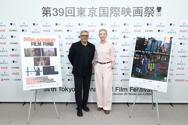 代表のケイト・ブランシェットと、『センス・オブ・ウォーター』を手掛けたモハマド・ラスロフ監督