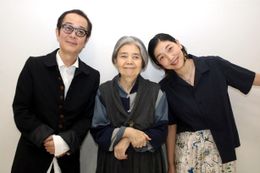 『万引き家族』で共演したリリー・フランキー、安藤サクラ、樹木希林