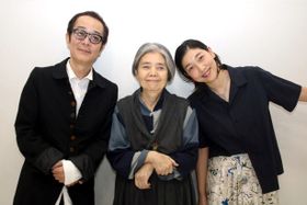 『万引き家族』で共演したリリー・フランキー、安藤サクラ、樹木希林
