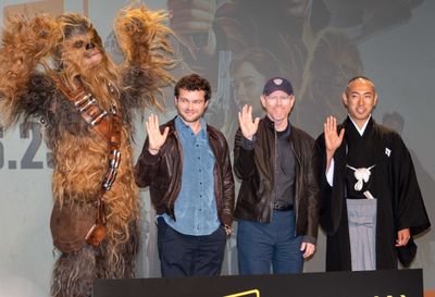 『ハン・ソロ/スター・ウォーズ・ストーリー』の記者会見が行われた