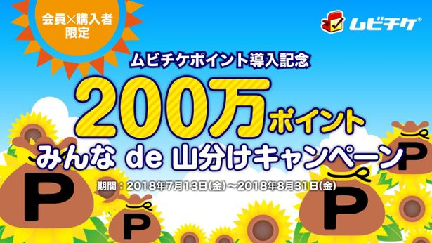 200万ポイントをみんなで山分け！