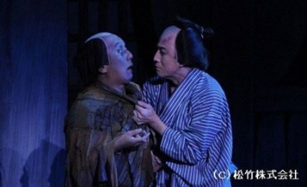 シネマ歌舞伎では、舞台ではわかりづらい表情までも見ることができる