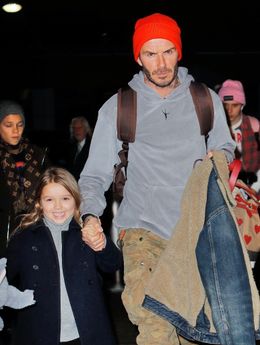 ベッカムの娘が、ママの映画に夢中!?