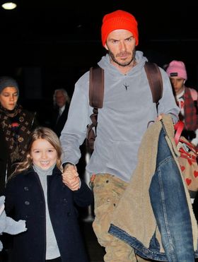 ベッカムの娘が、ママの映画に夢中!?