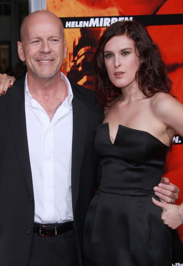 ブルース・ウィリスと娘ルーマー