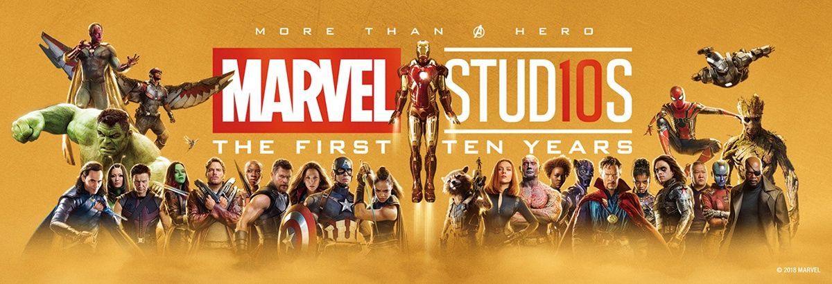 ディズニーストア マーベルスタジオ 10周年 メガフィギュアリン