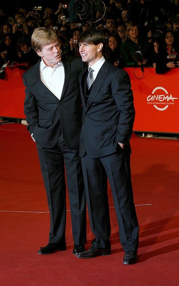 【写真を見る】11年前のトム・クルーズとの2ショット！レッドフォードはこのときから全く老けず？