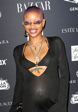 出産前のスリック・ウッズ