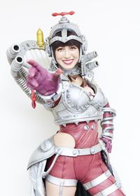 究極 1/15 害水大臣 ケガレシア 及川奈央 直筆サイン入り 台座付