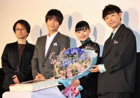 柴山健次監督、岩田剛典、杉咲花、須賀健太が登壇