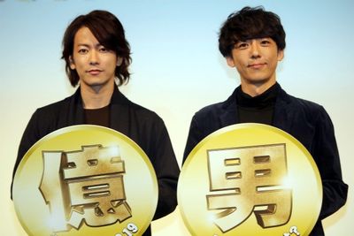 『億男』のイベントに登壇した佐藤健と高橋一生