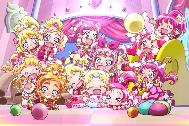 映画では歴代のプリキュアたちが、ベビープリキュアになってしまう事態に！
