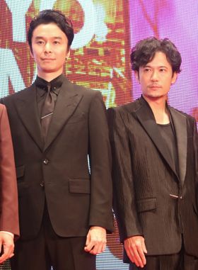 『半世界』で共演した稲垣吾郎と長谷川博己