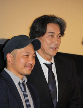 映画「孤狼の血」の上映とQ＆Aが実施され、主演の役所広司と白石和彌監督が出席