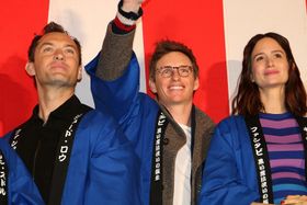 『ファンタスティック・ビーストと黒い魔法使いの誕生』の初日舞台挨拶が開催