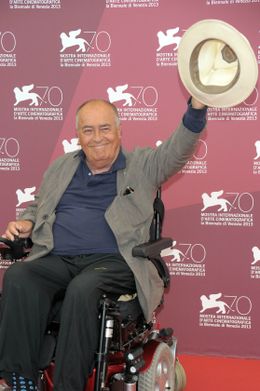 審査員長を務めた第70回ヴェネチア国際映画祭でのベルナルド・ベルトルッチ監督