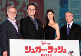 『シュガー・ラッシュ：オンライン』来日会見に監督＆プロデューサーと、菜々緒が登場！